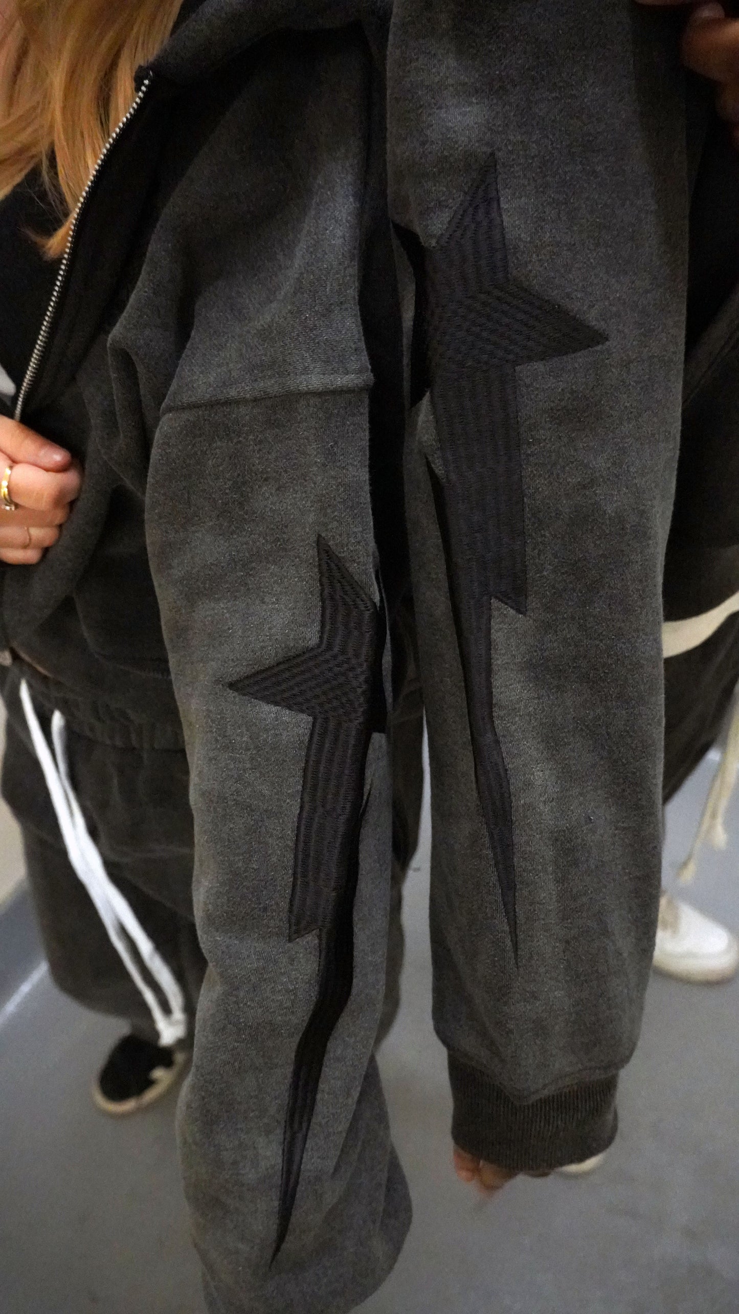 Kaios Streetwear - Charcoal Stone Grey Tracksuit
