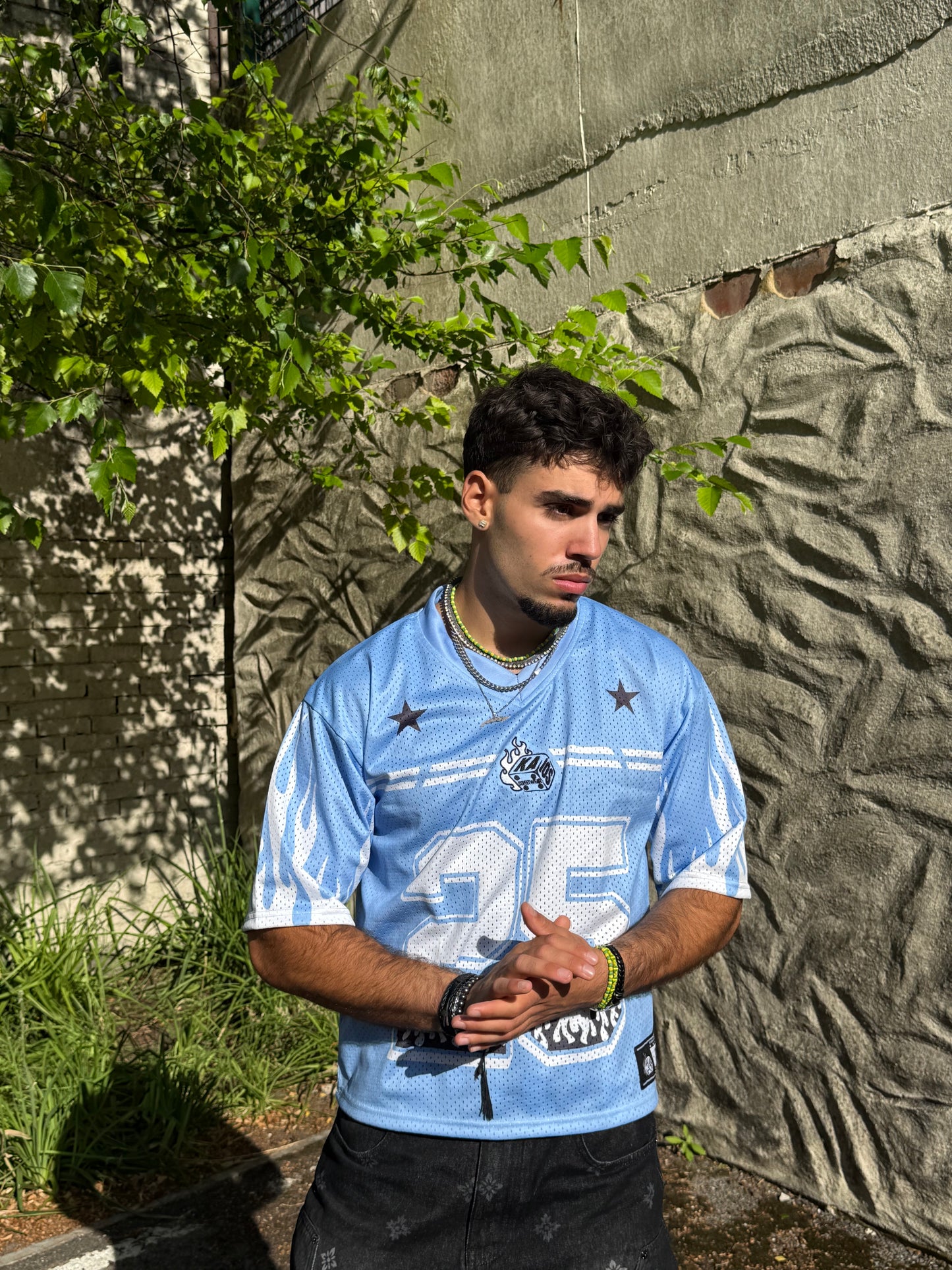 Kaios Mesh Jersey - icey blue