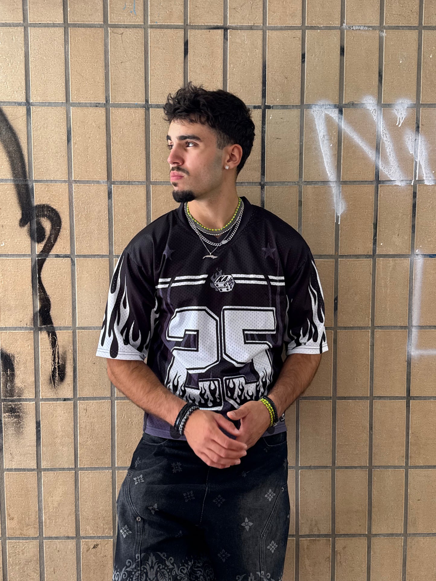 Kaios Mesh Jersey - Midnight Black