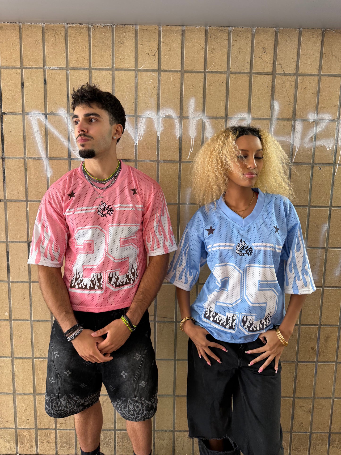 Kaios Mesh Jersey - icey blue