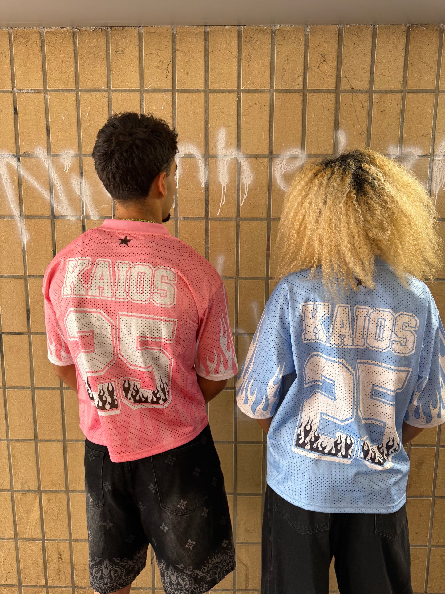 Kaios Mesh Jersey - icey blue