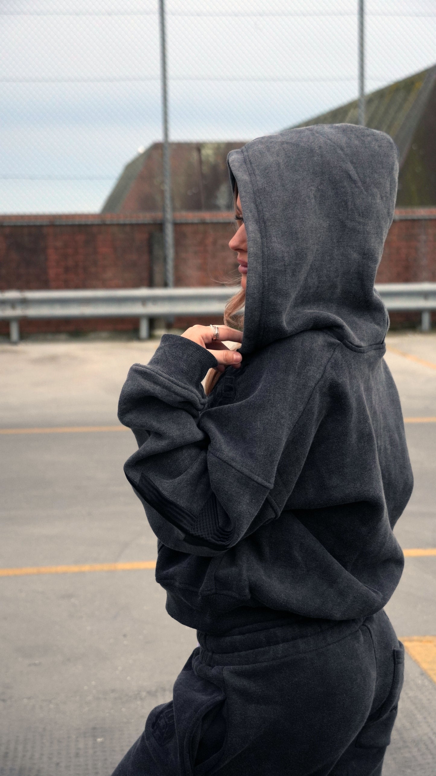 Kaios Streetwear - Charcoal Stone Grey Tracksuit