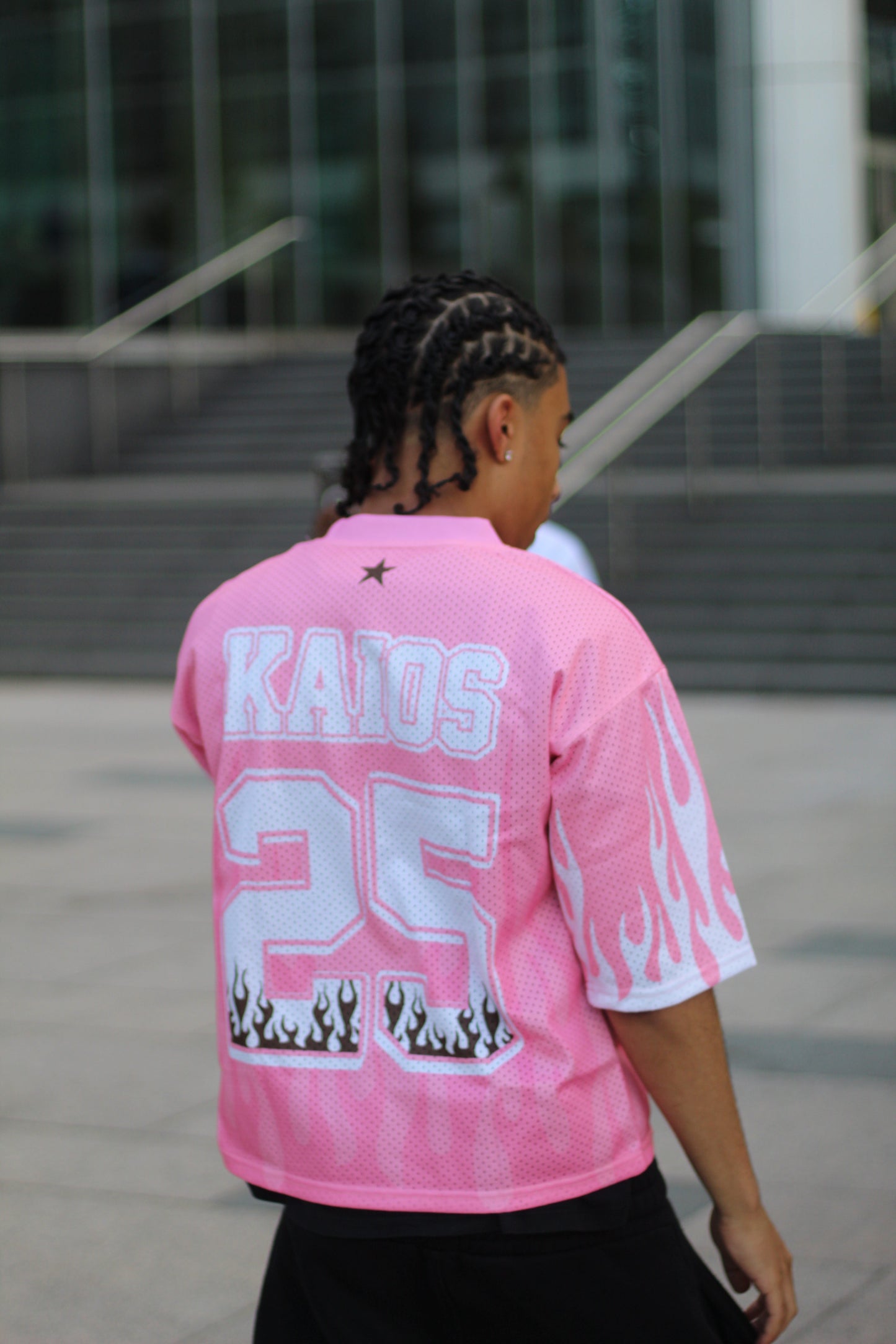 Kaios Mesh Jersey - Blazing Pink