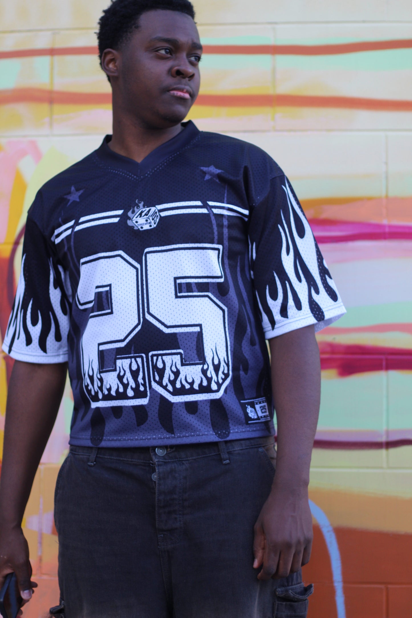 Kaios Mesh Jersey - Midnight Black