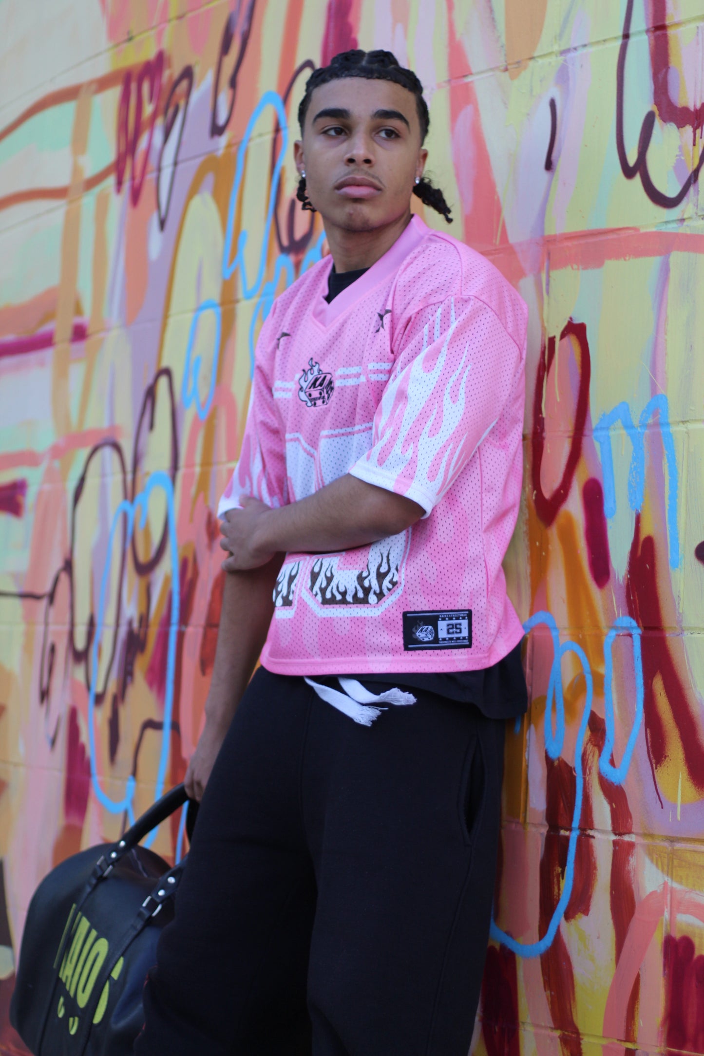 Kaios Mesh Jersey - Blazing Pink