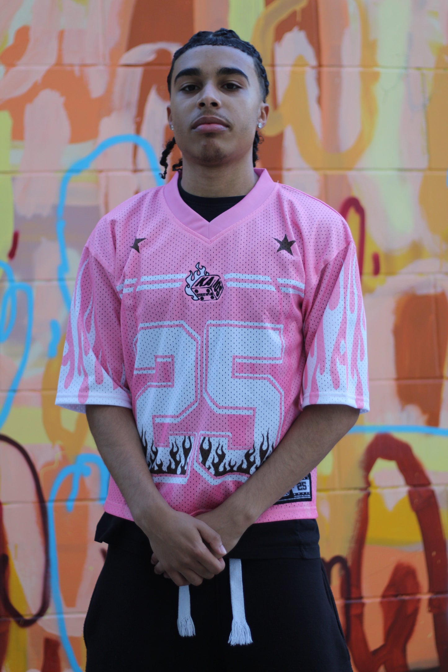 Kaios Mesh Jersey - Blazing Pink