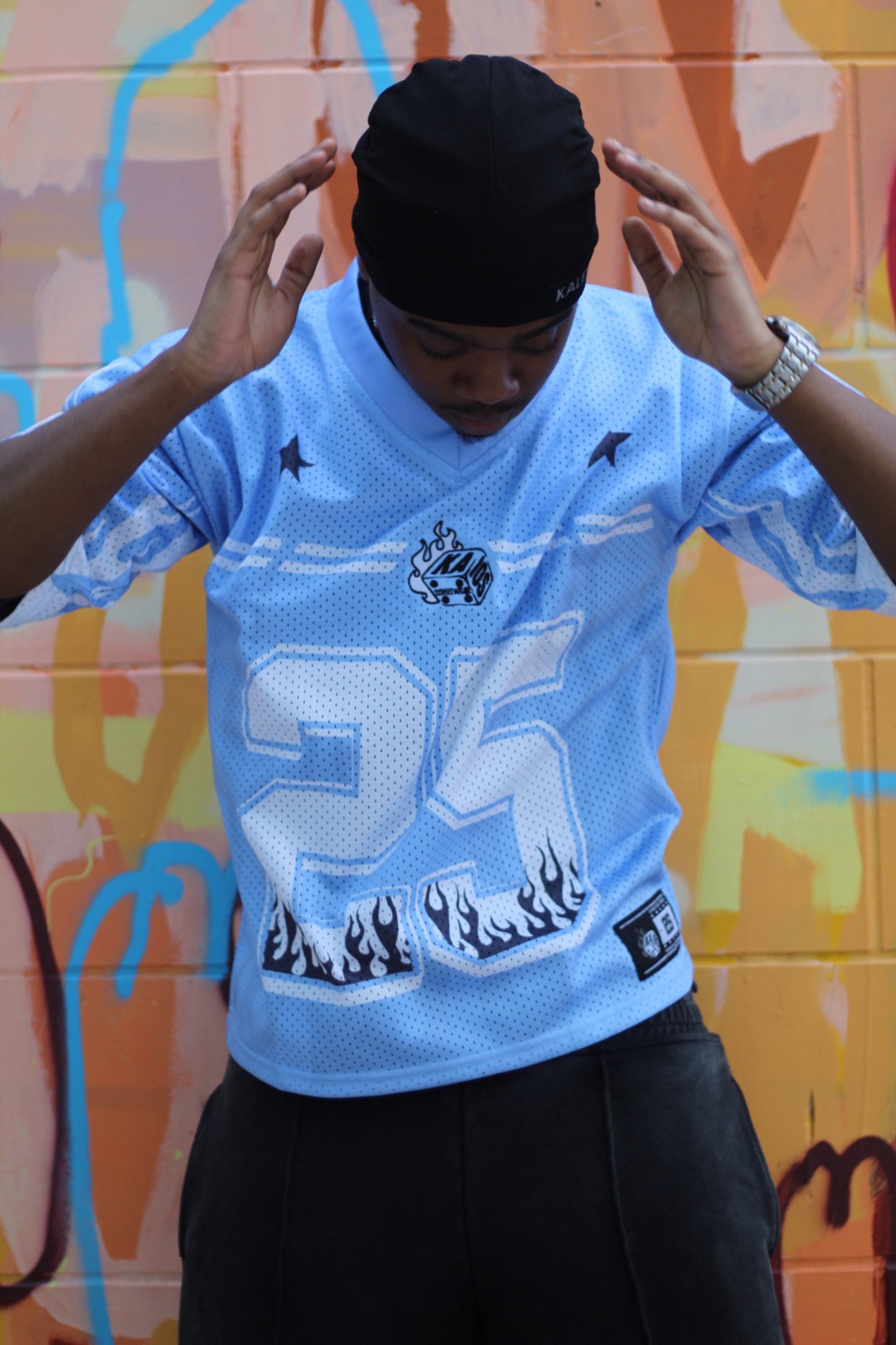Kaios Mesh Jersey - icey blue