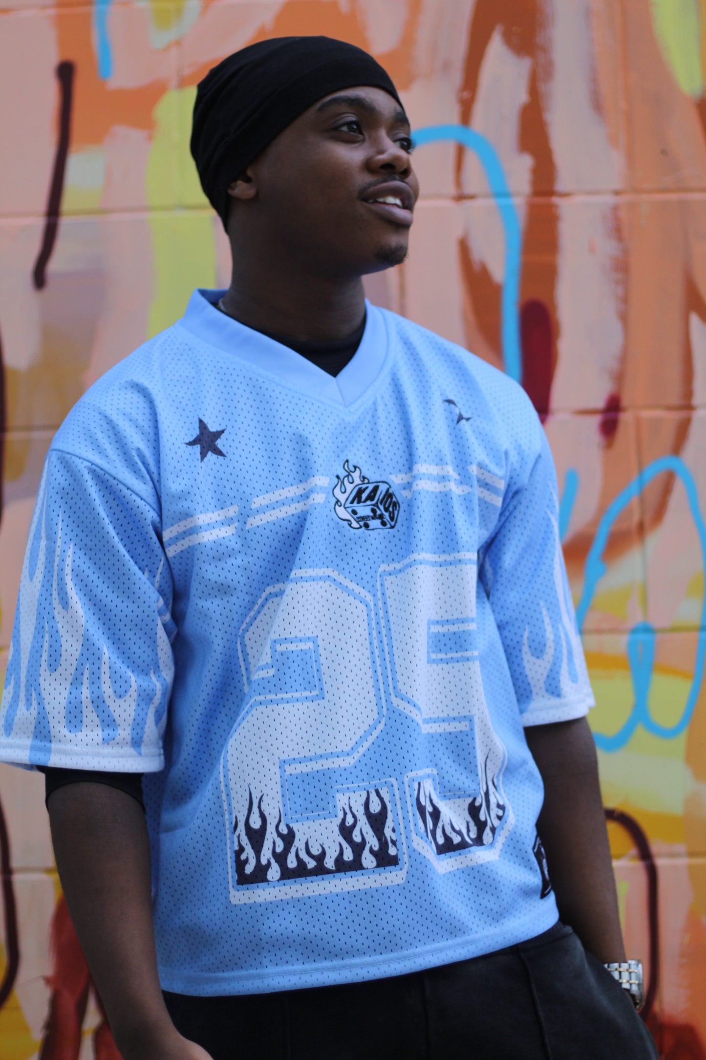Kaios Mesh Jersey - icey blue