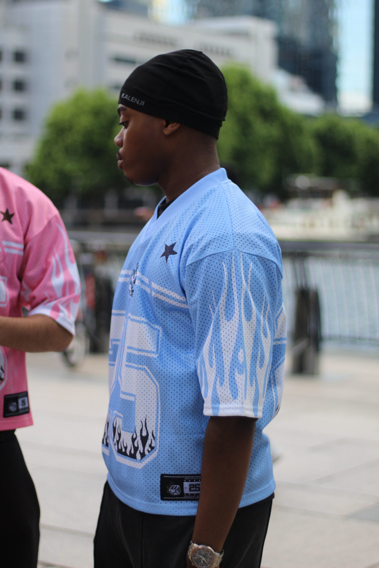 Kaios Mesh Jersey - icey blue