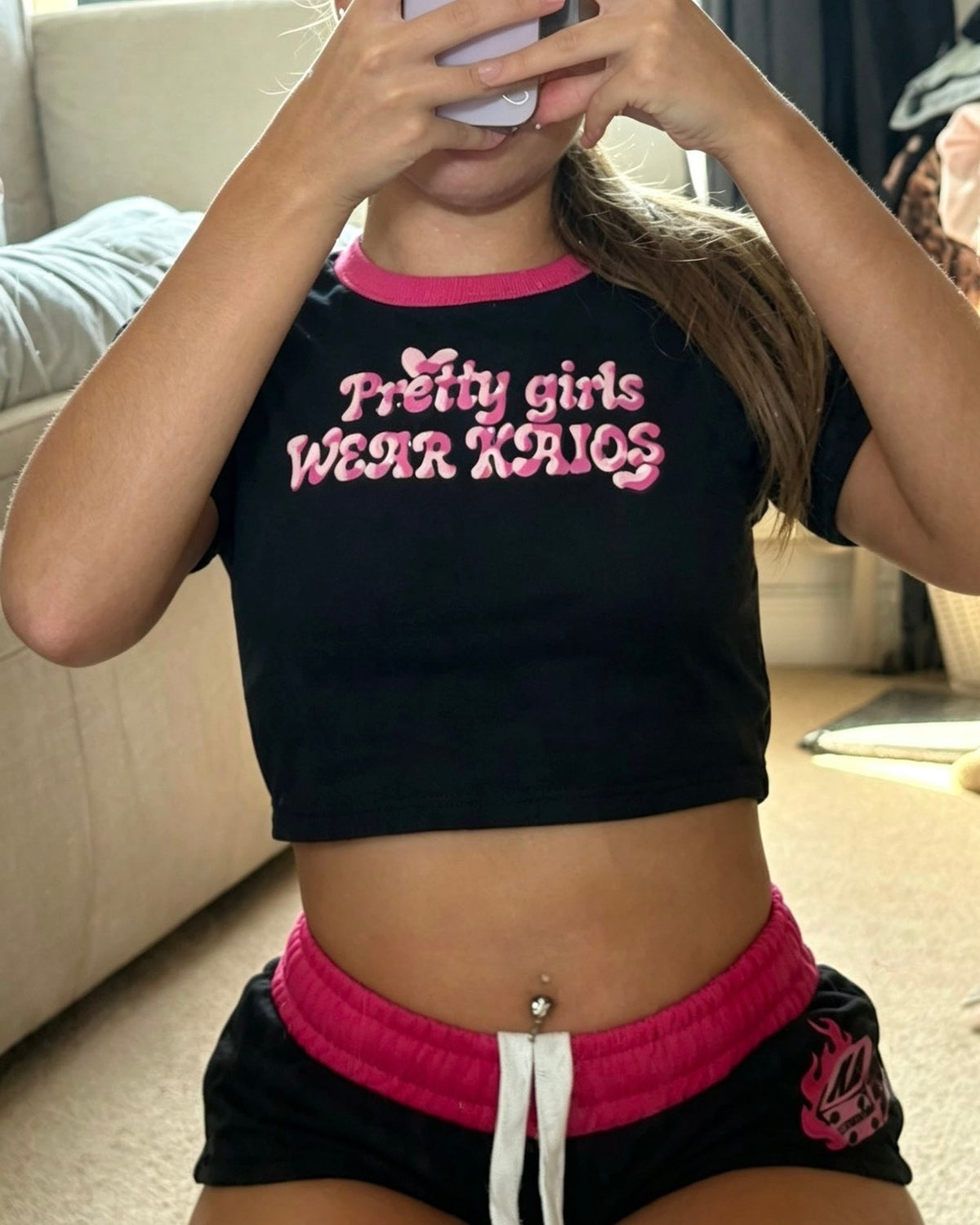 PGWK BABY TEE - BLACK