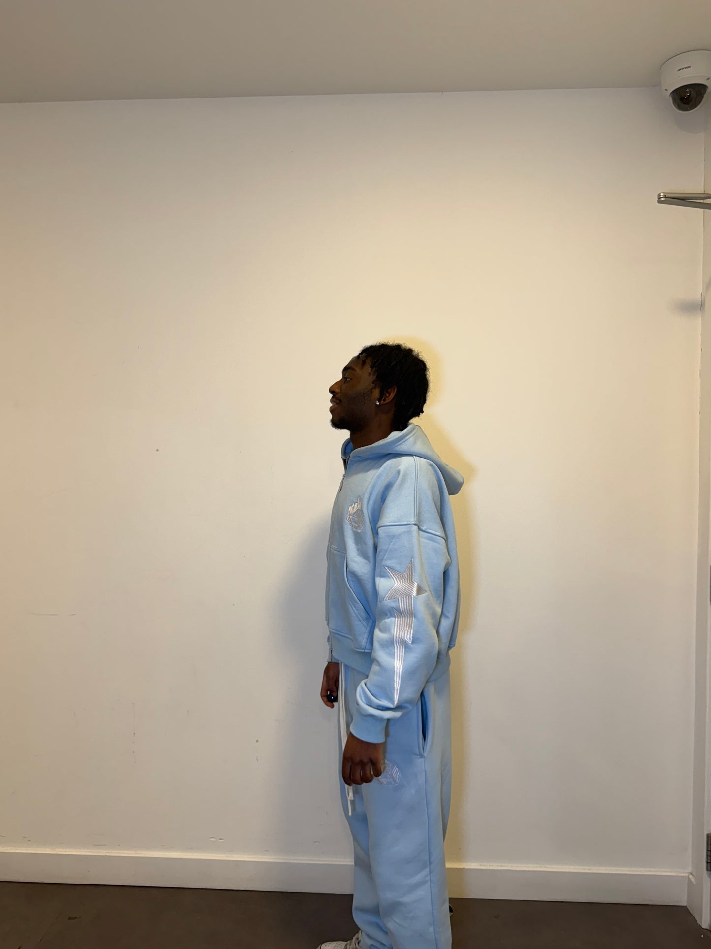 Limited Edition Kaios Streetwear - Ice Baby Blue Zipped Hoodie