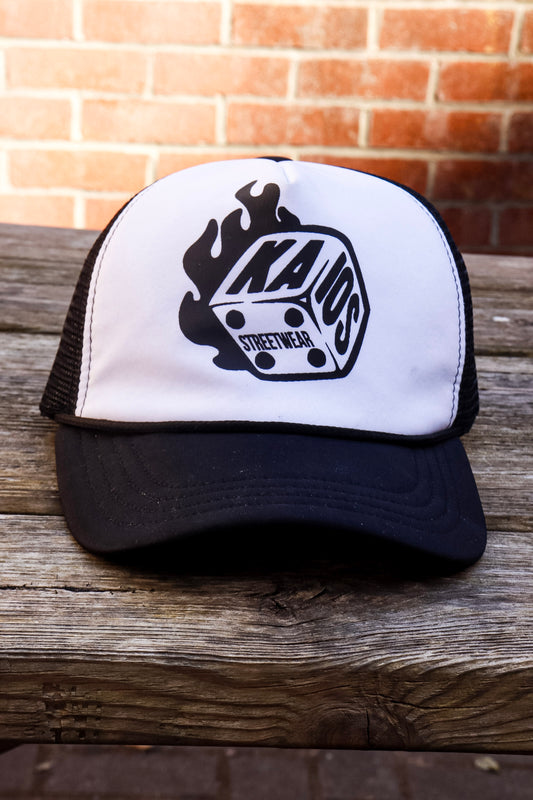 Kaios Streetwear Mesh Trucker Hat -  Black