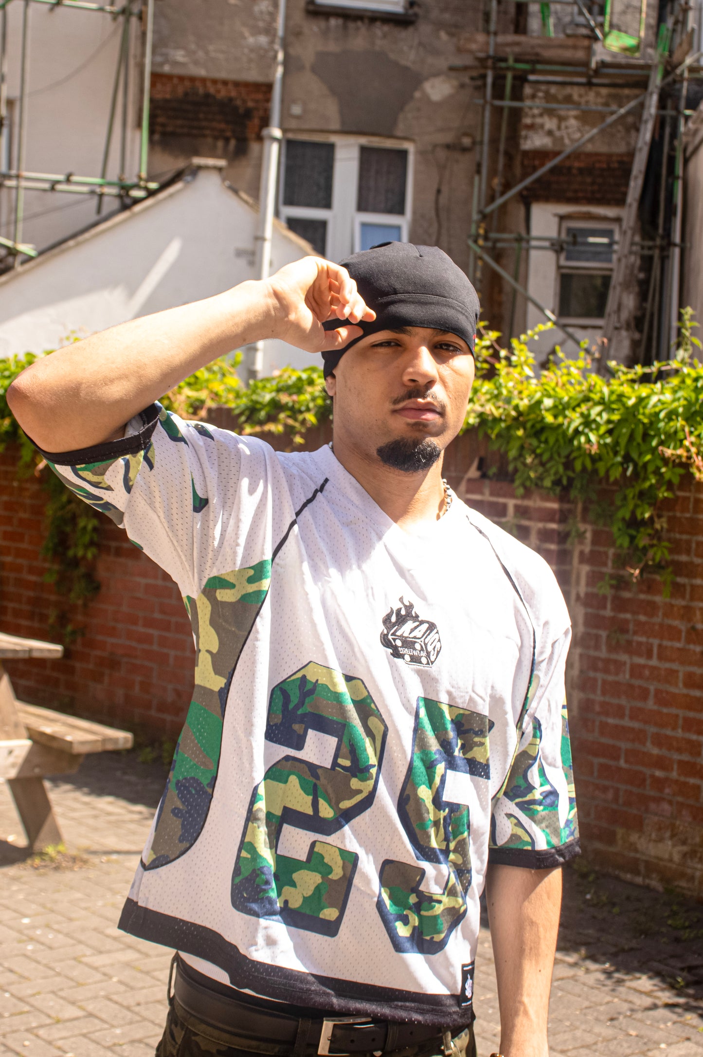 Kaios Mesh Jersey - Arctic White Camo
