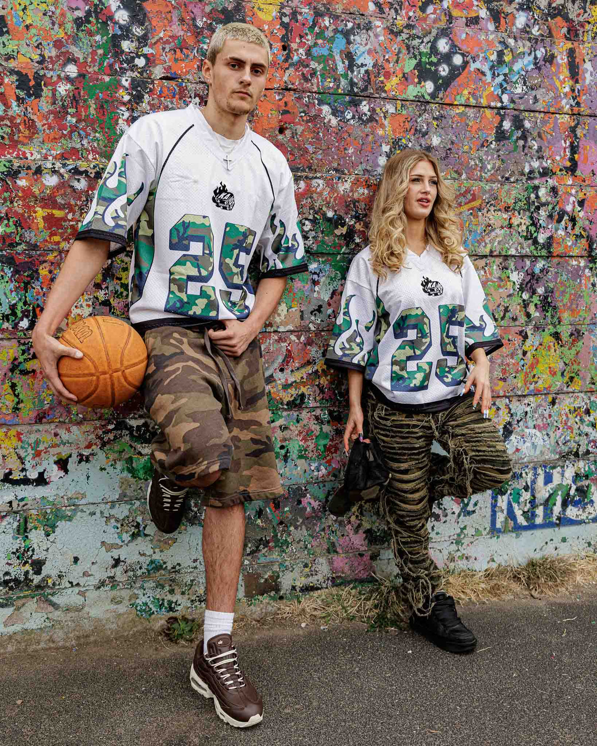Kaios Mesh Jersey - Arctic White Camo