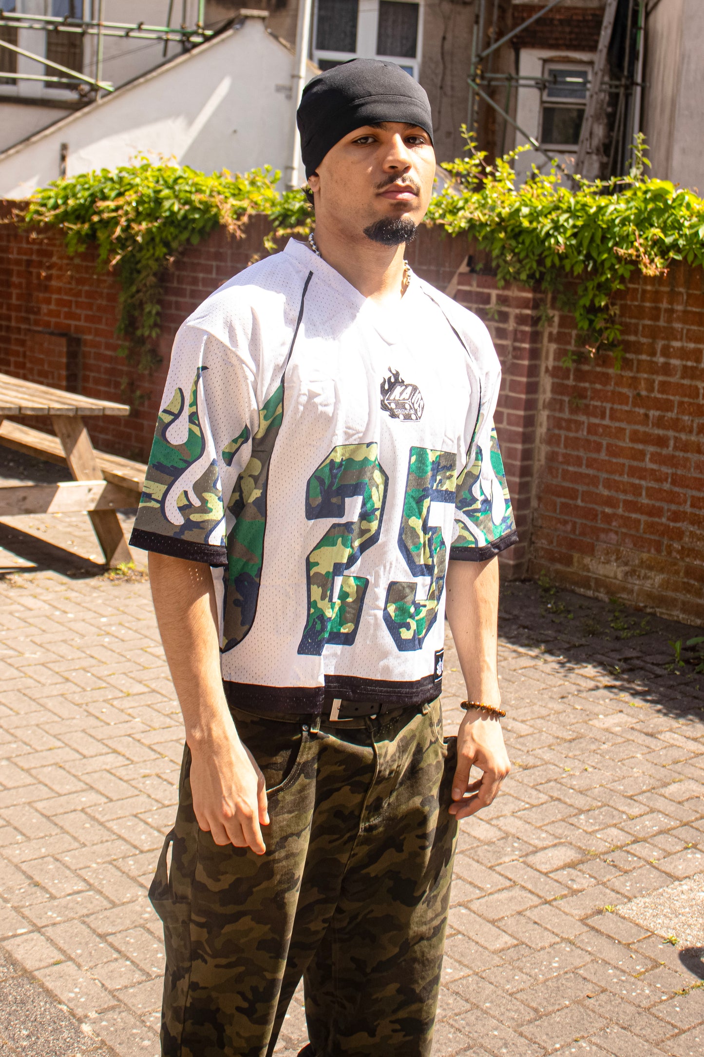 Kaios Mesh Jersey - Arctic White Camo