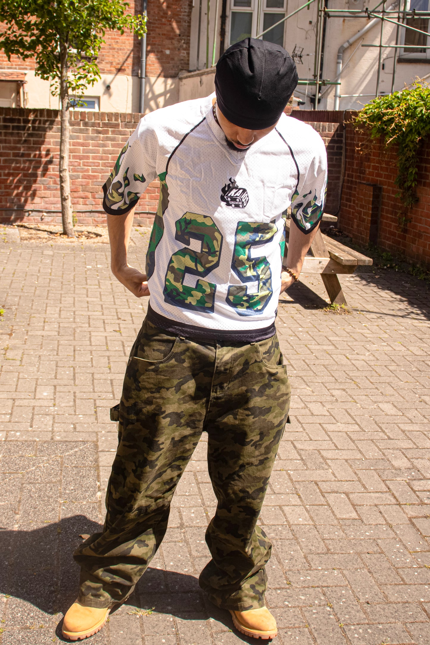 Kaios Mesh Jersey - Arctic White Camo