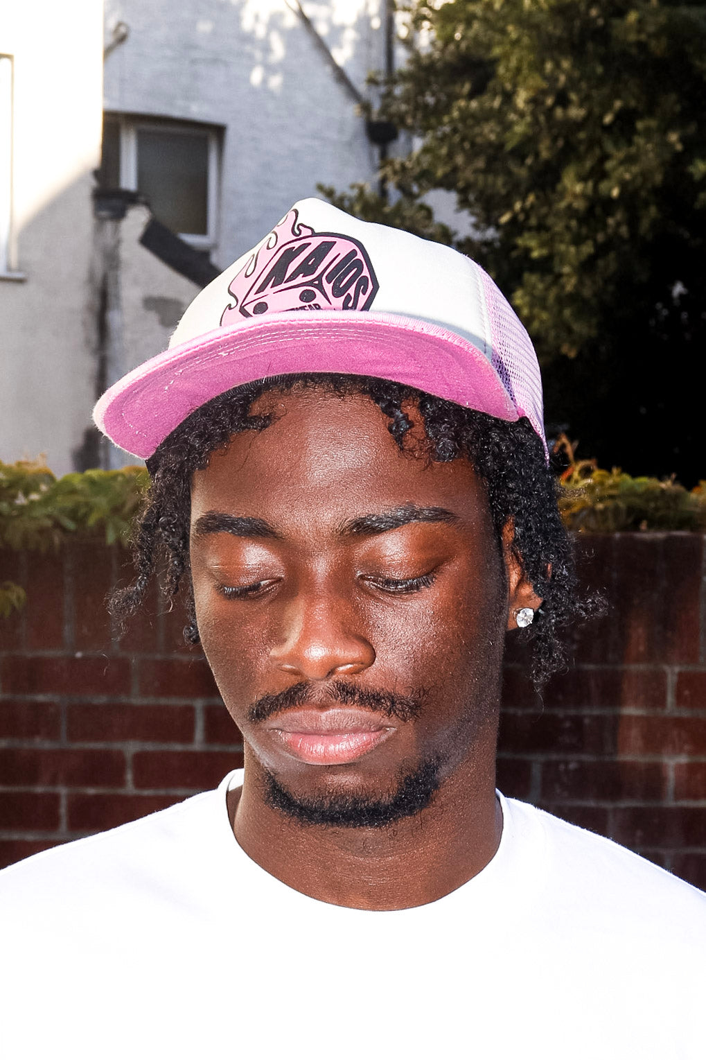 Kaios Streetwear Mesh Trucker Hat - Pink