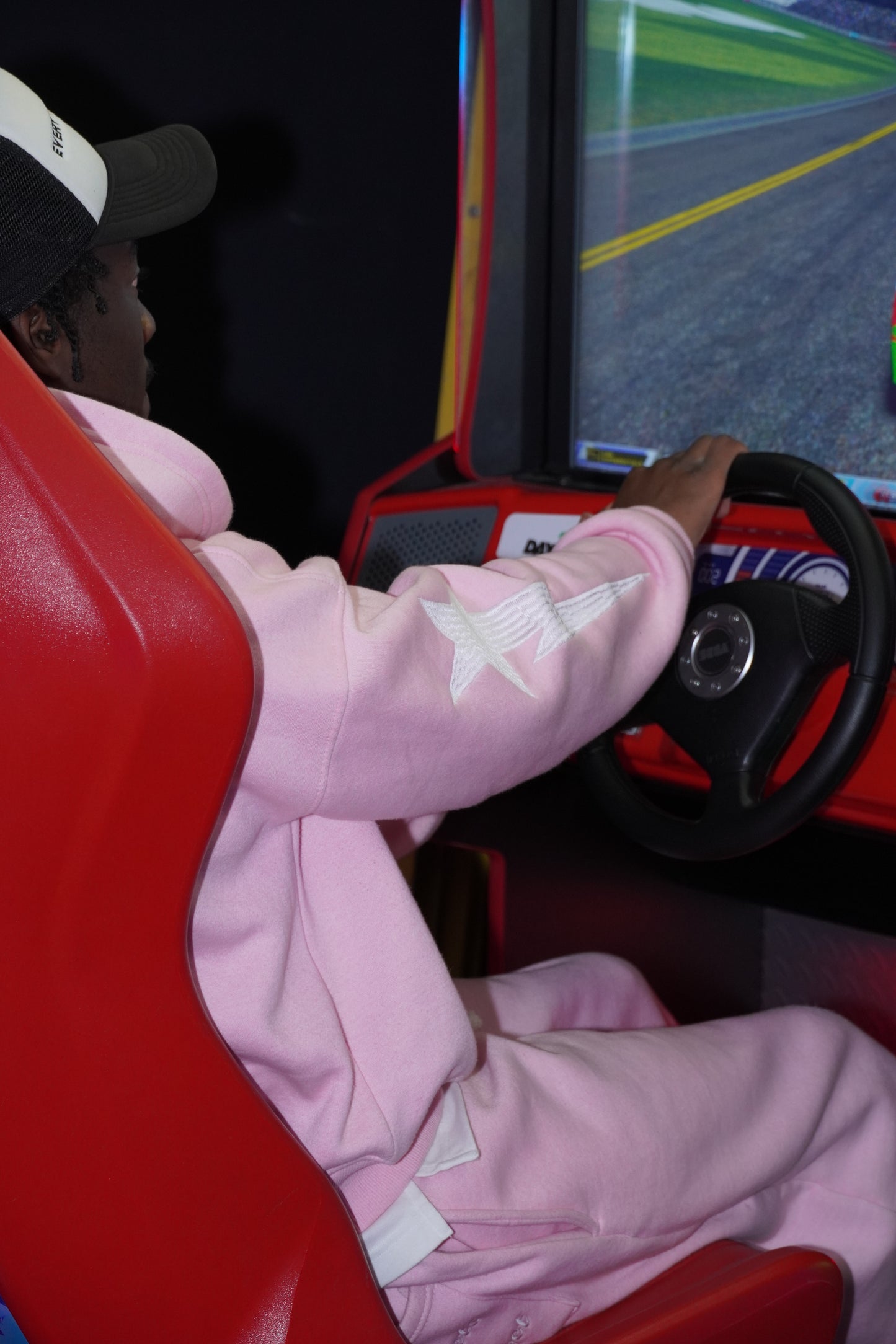 Kaios Streetwear - Bubble Gum Baby Pink hoodie