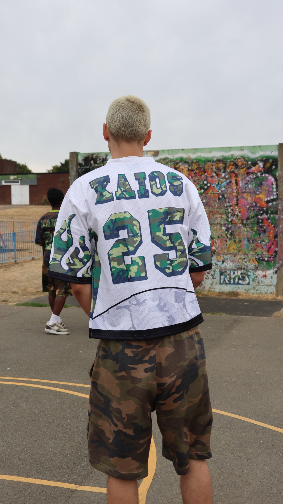 Kaios Mesh Jersey - Arctic White Camo