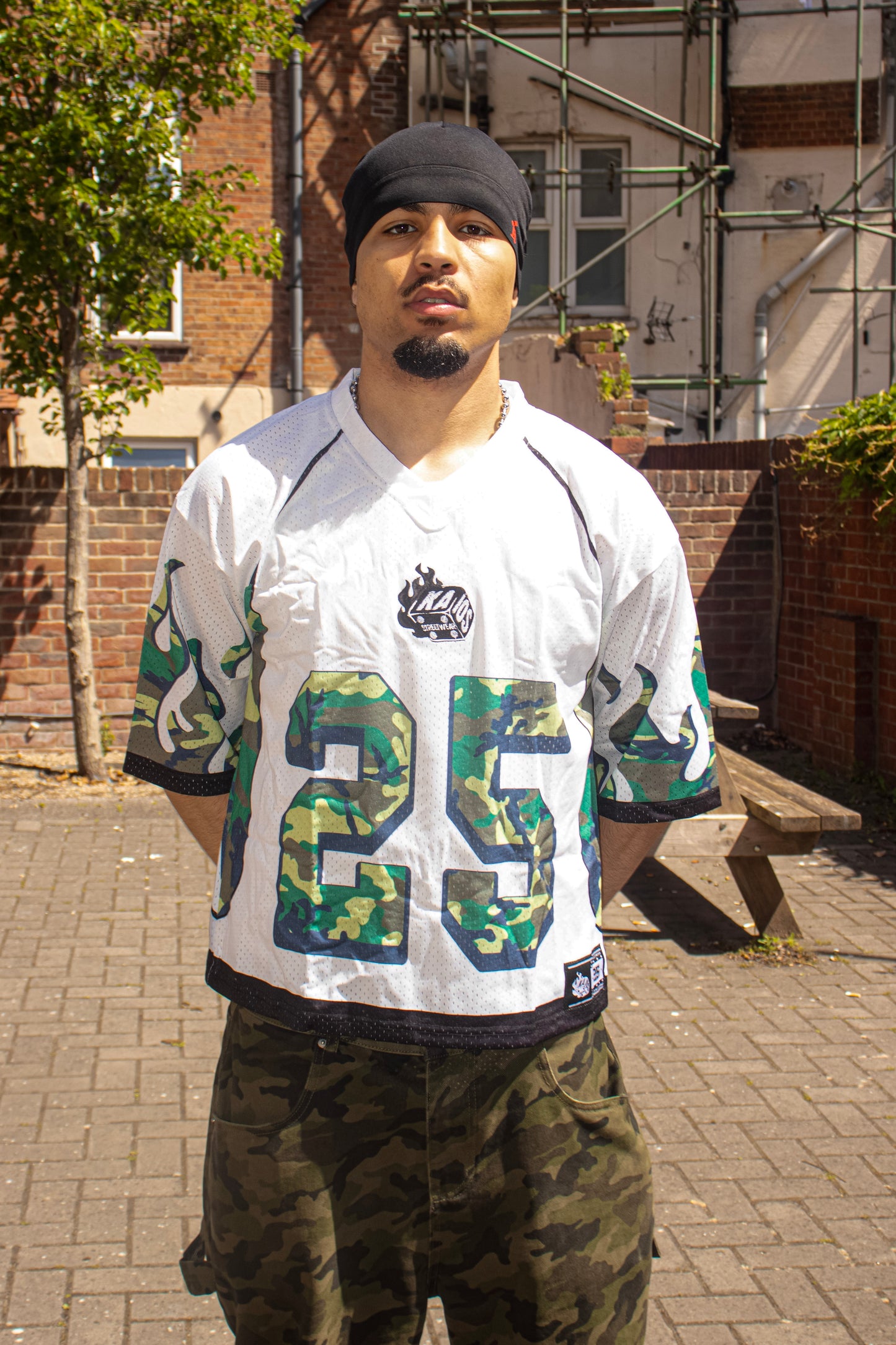 Kaios Mesh Jersey - Arctic White Camo