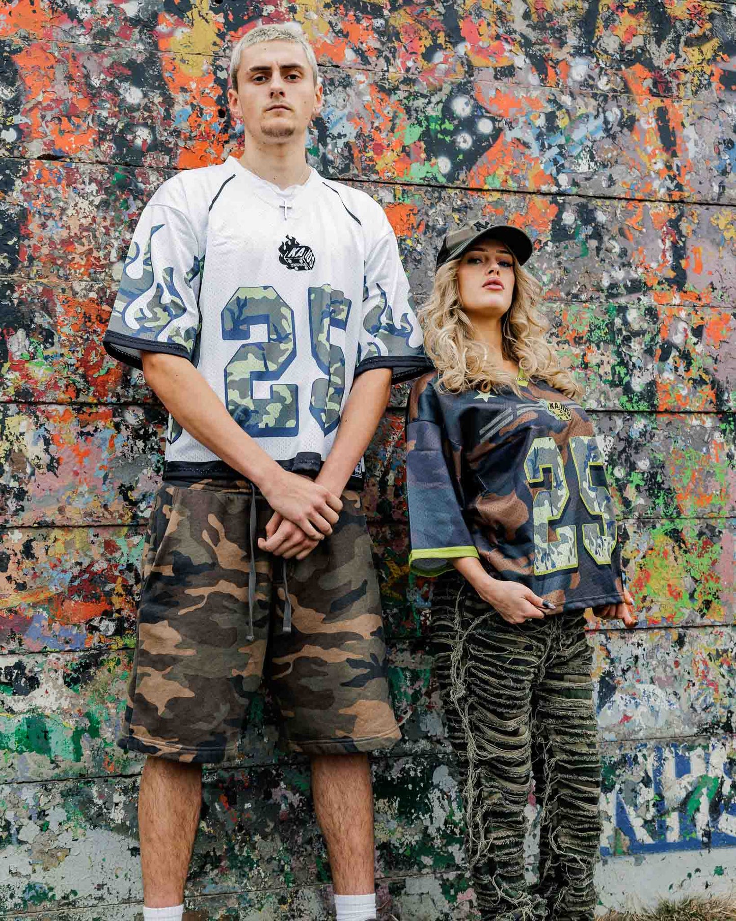 Kaios Mesh Jersey - Arctic White Camo