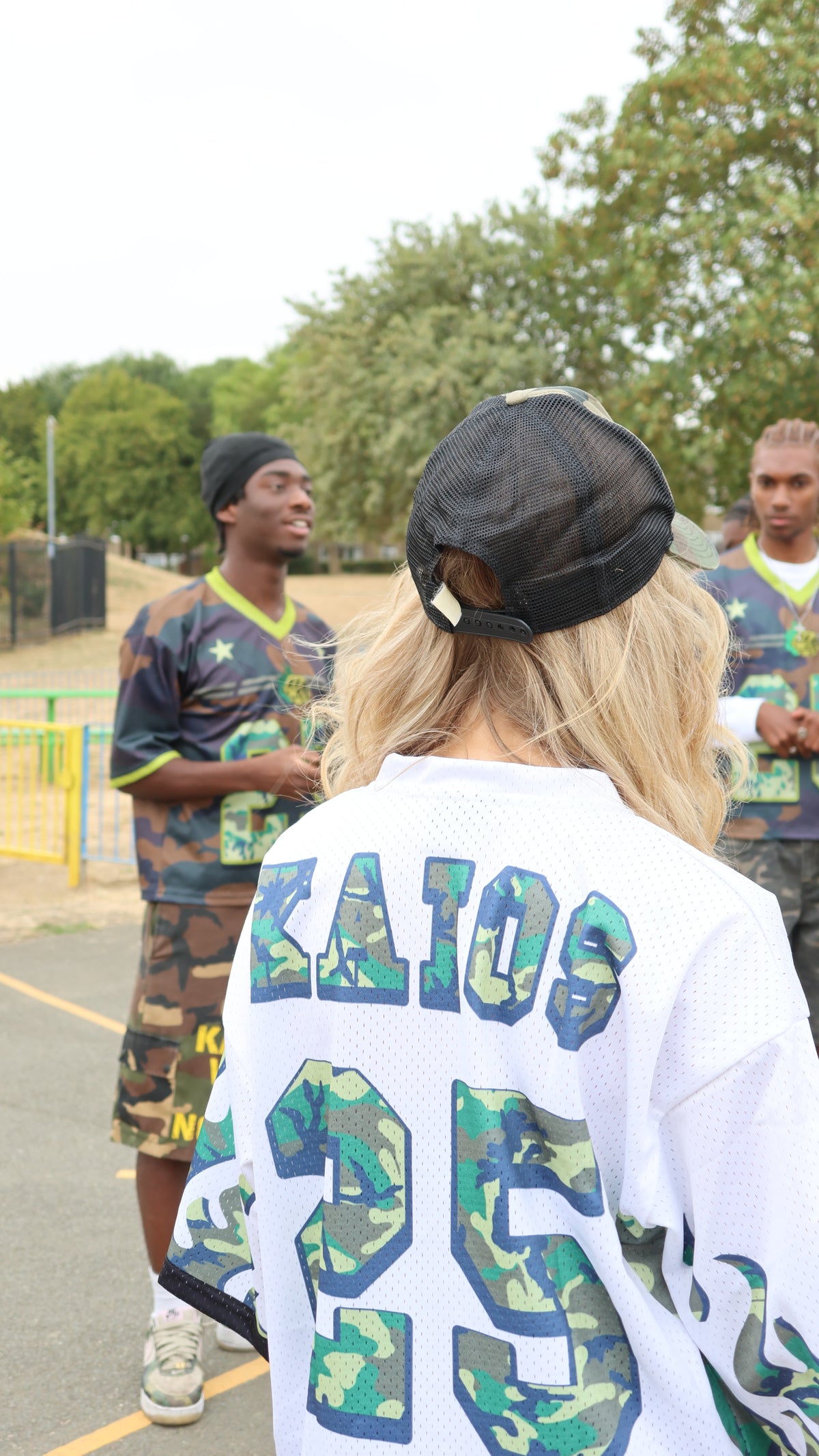 Kaios Mesh Jersey - Arctic White Camo