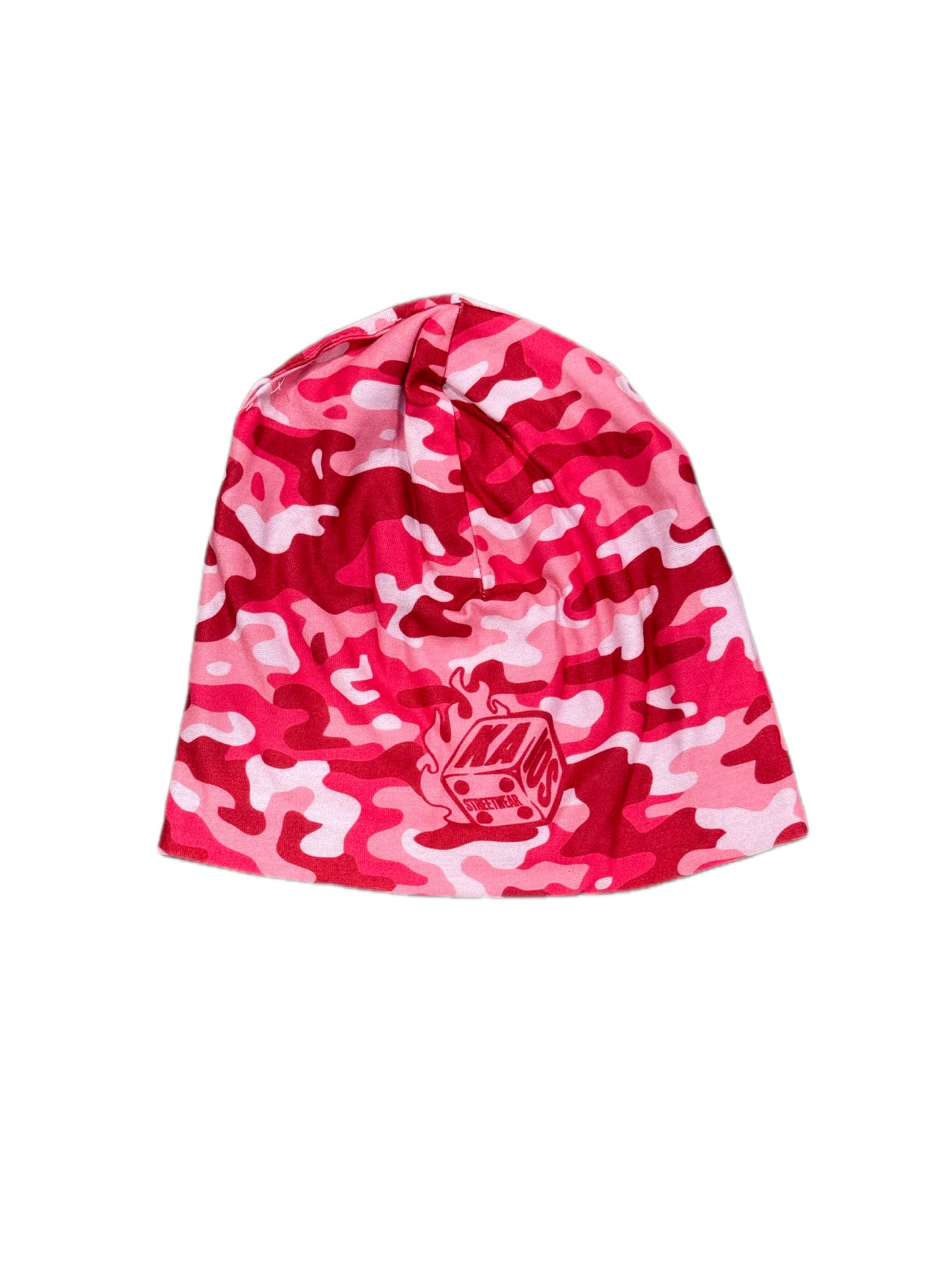 Kaios Streetwear Reversible Skull Hat - Camo Blue/Camo Pink