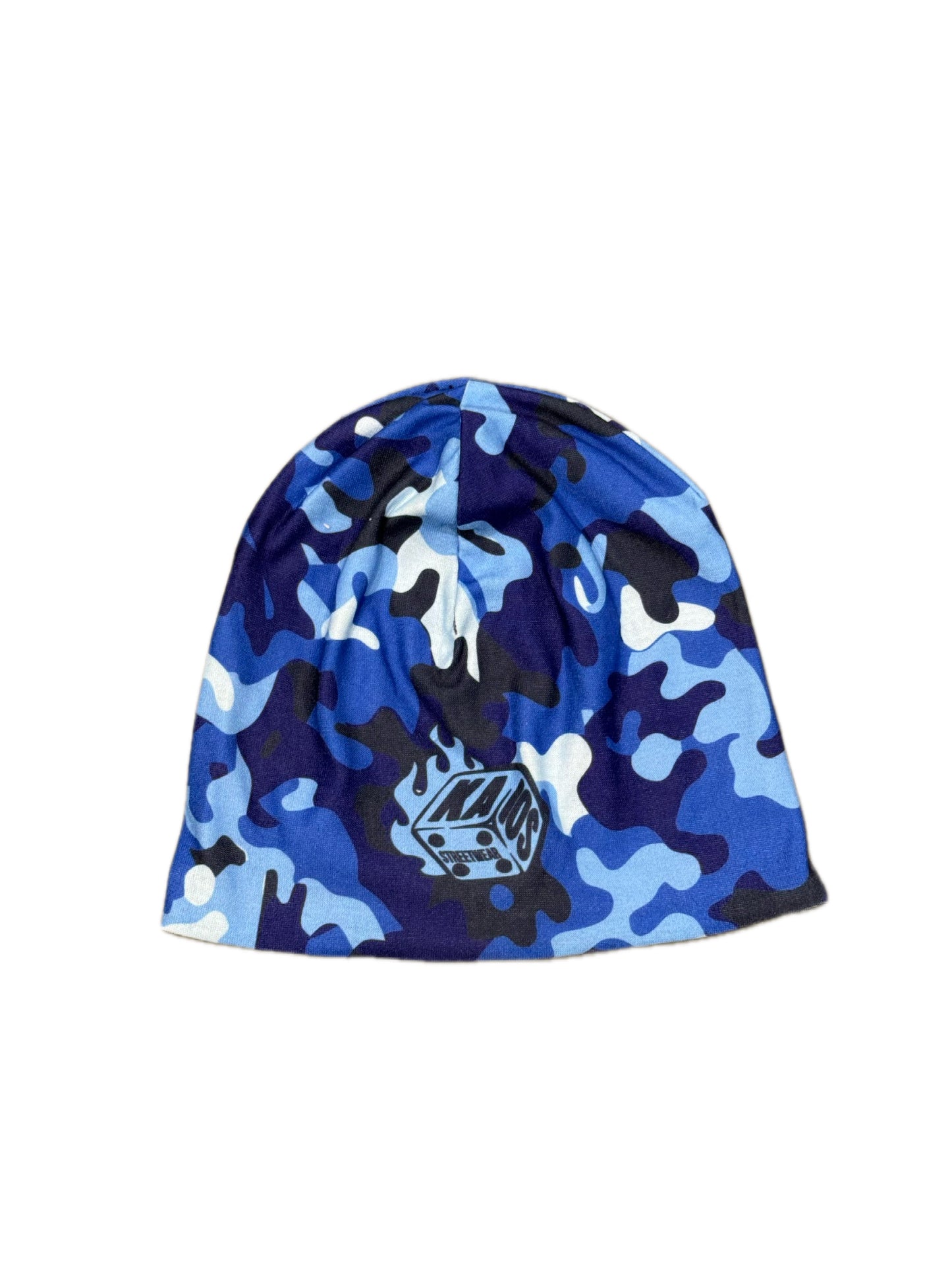Kaios Streetwear Reversible Skull Hat - Camo Blue/Camo Pink