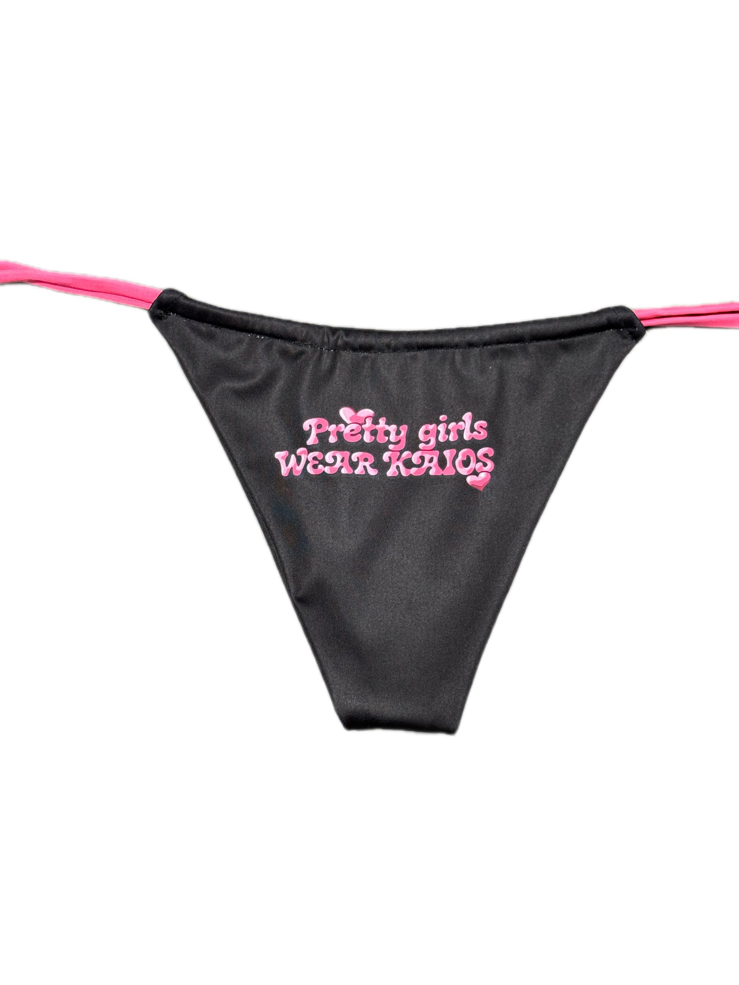 Kaios Streetwear Baddies Only Bikini - Black/Pink