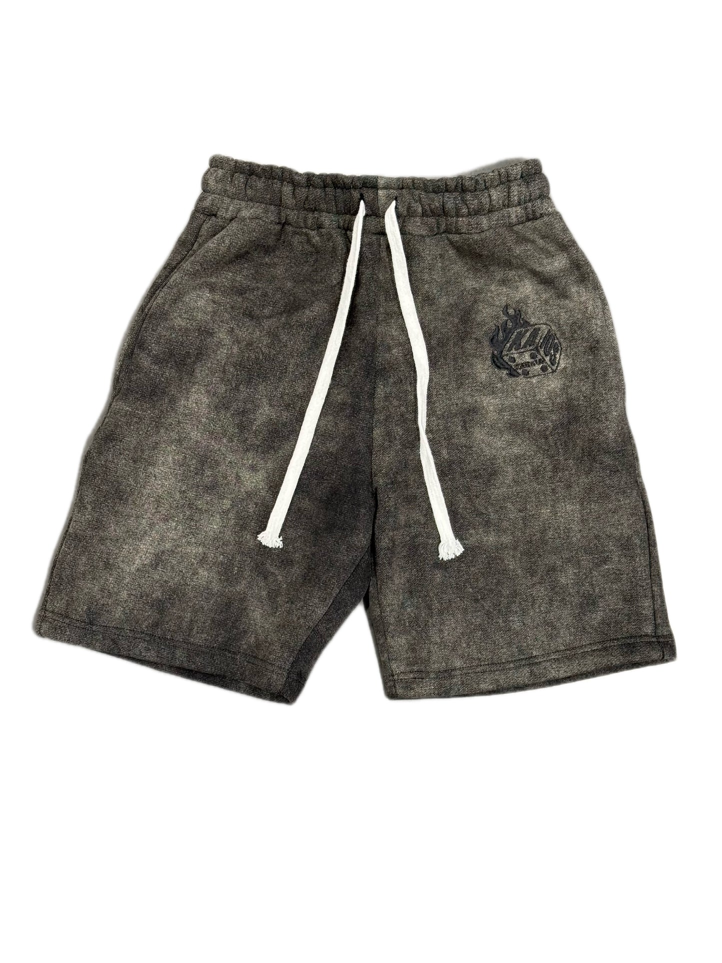 Kaios Streetwear - Charcoal Stone Grey Shorts