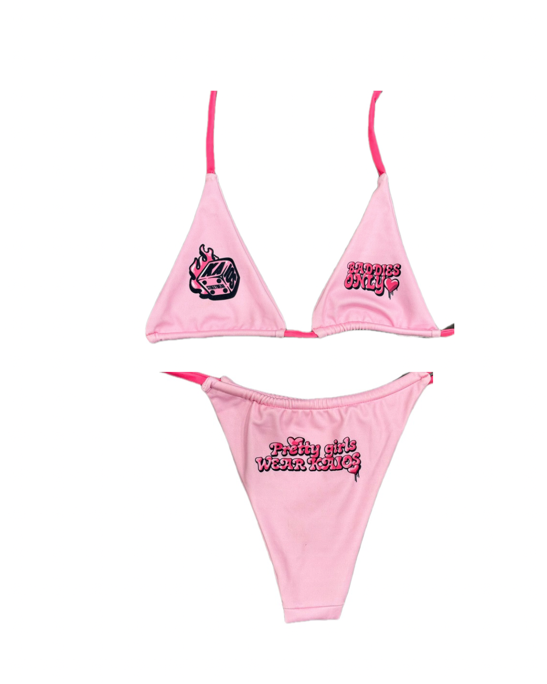 Kaios Streetwear Baddies Only Bikini - Pink